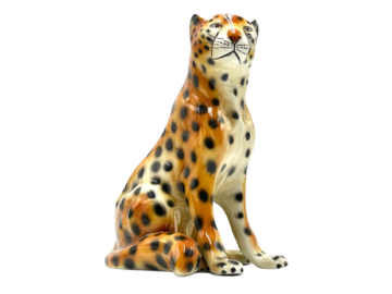 Ceramiczny lampart, Włochy, lata 70