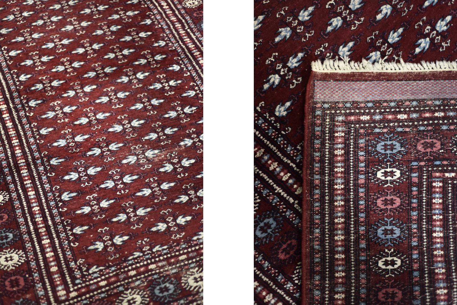 Dywan orientalny Bokhara, Pakistan, lata 60