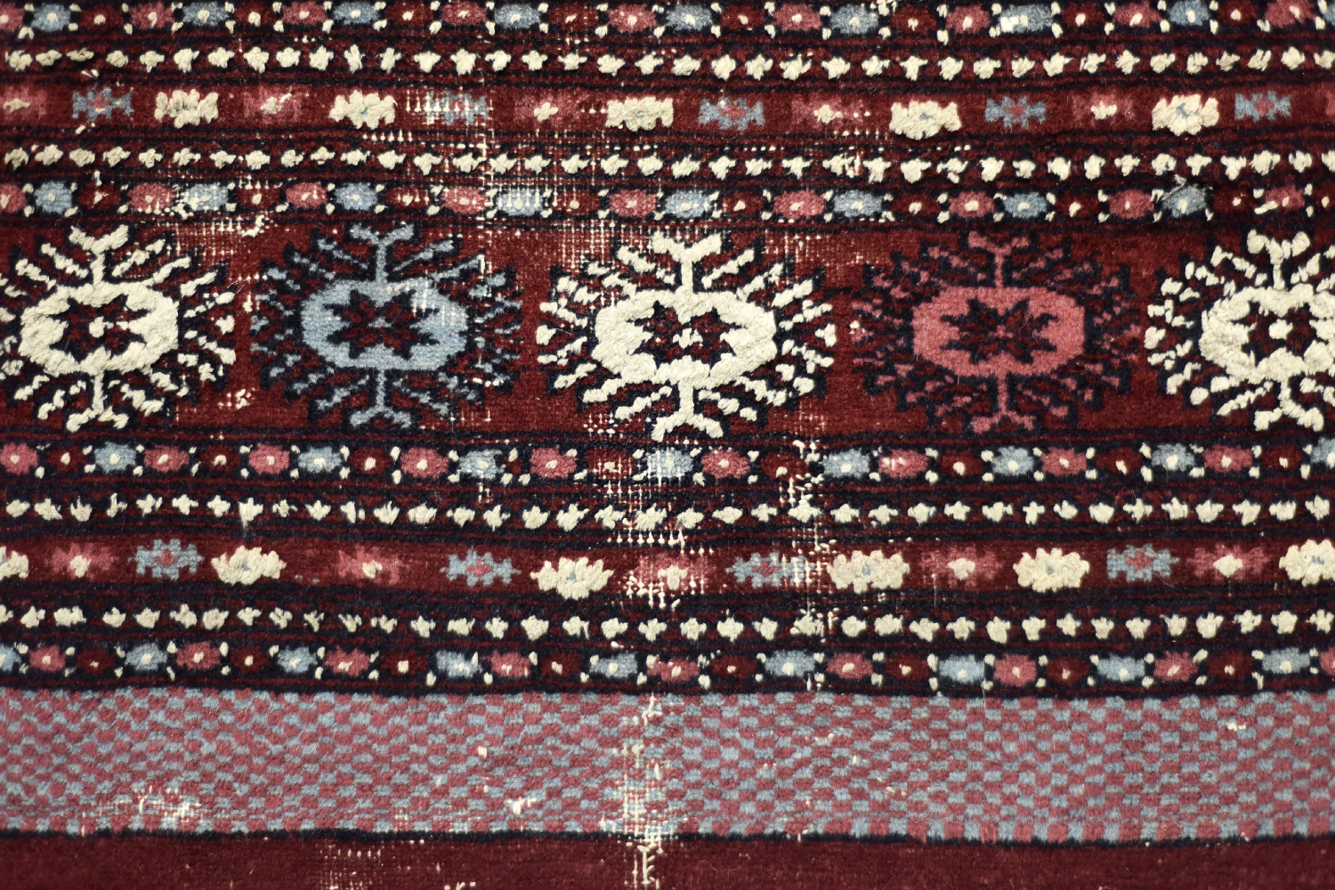 Dywan orientalny Bokhara, Pakistan, lata 60