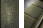 Trzyosobowa zielona sofa, proj. Folke Ohlsson, Fritz Hansen, Dania, lata 60