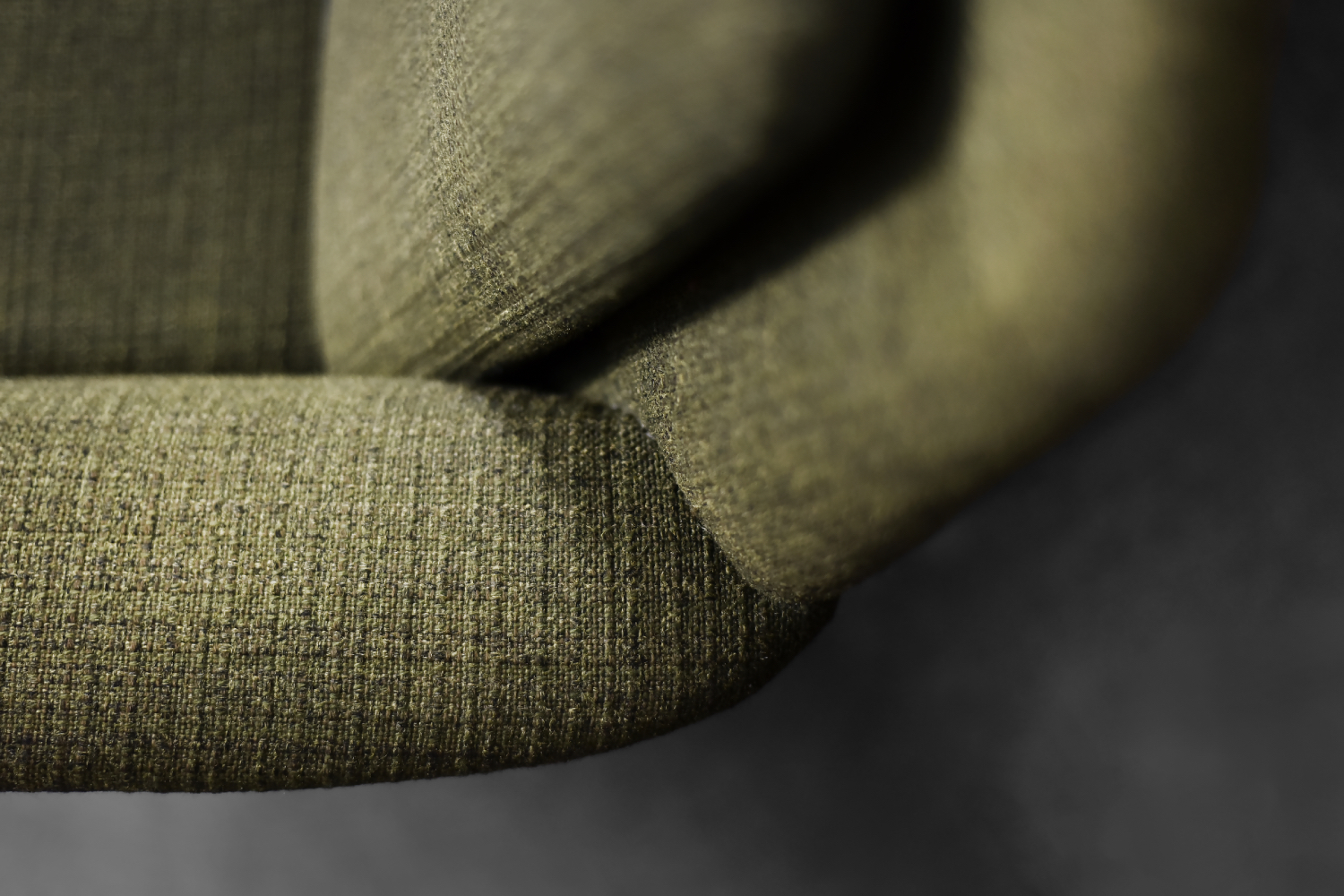 Trzyosobowa zielona sofa, proj. Folke Ohlsson, Fritz Hansen, Dania, lata 60