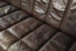Three-seater vintage leather sofa, Denmark, 1970s