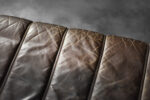 Three-seater vintage leather sofa, Denmark, 1970s