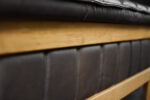 Three-seater vintage leather sofa, Denmark, 1970s