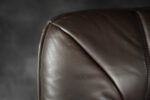 Vintage two-seater leather sofa, Denmark, 1970s