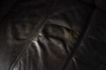 Vintage two-seater leather sofa, Denmark, 1970s