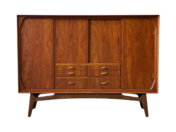 Komoda tekowa Mid-century Modern, Dania, lata 50