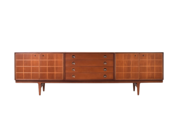 Komoda tekowa proj. Rolf Rastad & Adolf Relling prod. Gustav Bahus, Norwegia, lata 60