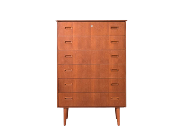 Komoda tekowa vintage, Dania, lata 60