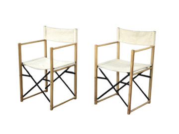 Para krzeseł reżyserskich Safari, Skandynawia, lata 60