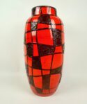 Duży wazon szkliwiony, Scheurich Ceramics, Niemcy, lata 60