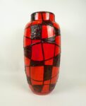 Duży wazon szkliwiony, Scheurich Ceramics, Niemcy, lata 60