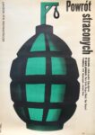 Plakat “Powrót straconych” proj. Romuald Socha, PRL, lata 70