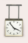 New double-sided Pragotron railway clock, Czechoslovakia, 1980s