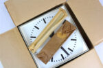 New double-sided Pragotron railway clock, Czechoslovakia, 1980s