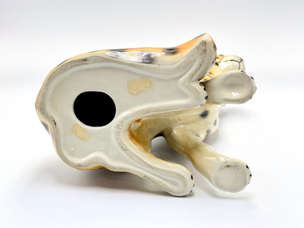 Ceramiczny lampart, Włochy, lata 70