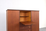 Skandynawski highboard tekowy, Dania, lata 60