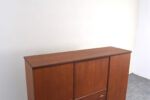 Skandynawski highboard tekowy, Dania, lata 60