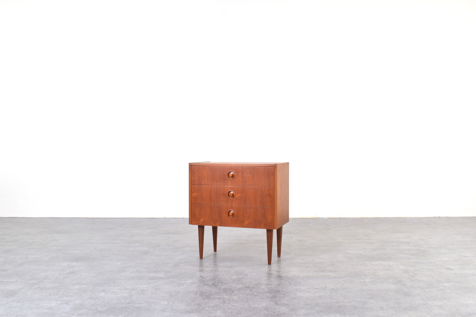 Skandynawska szafka nocna, tek, Dania, lata 60