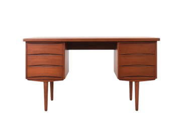 Biurko vintage proj. Fredrik Kayser prod. Skeie Møbler, Norwegia, lata 60