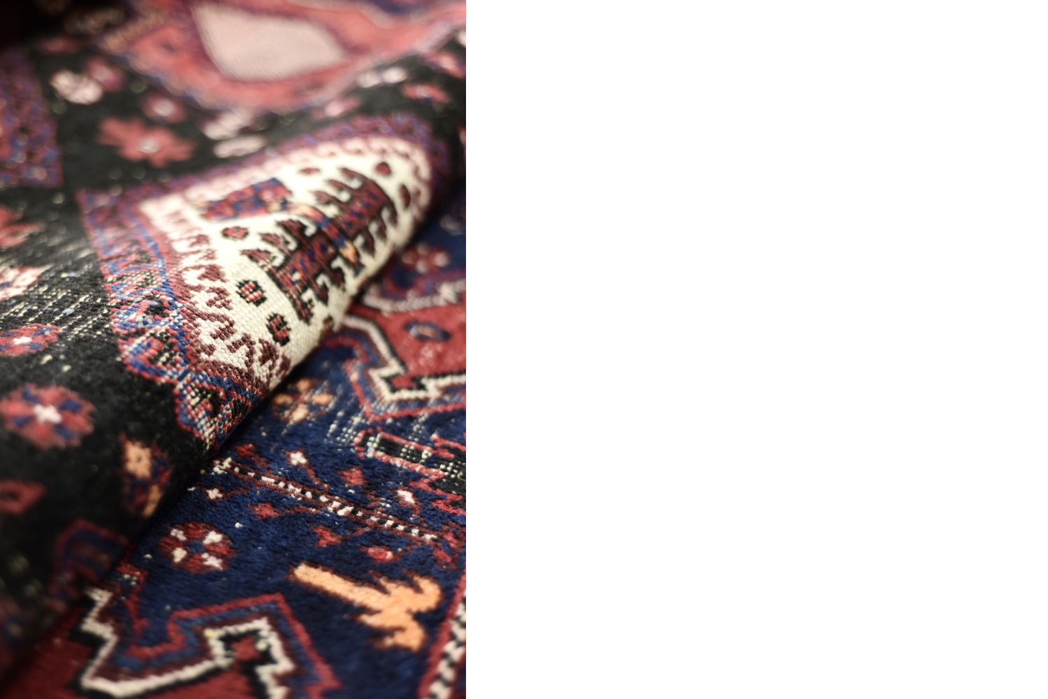 Dywan orientalny Afshar, Persja/Iran, lata 50