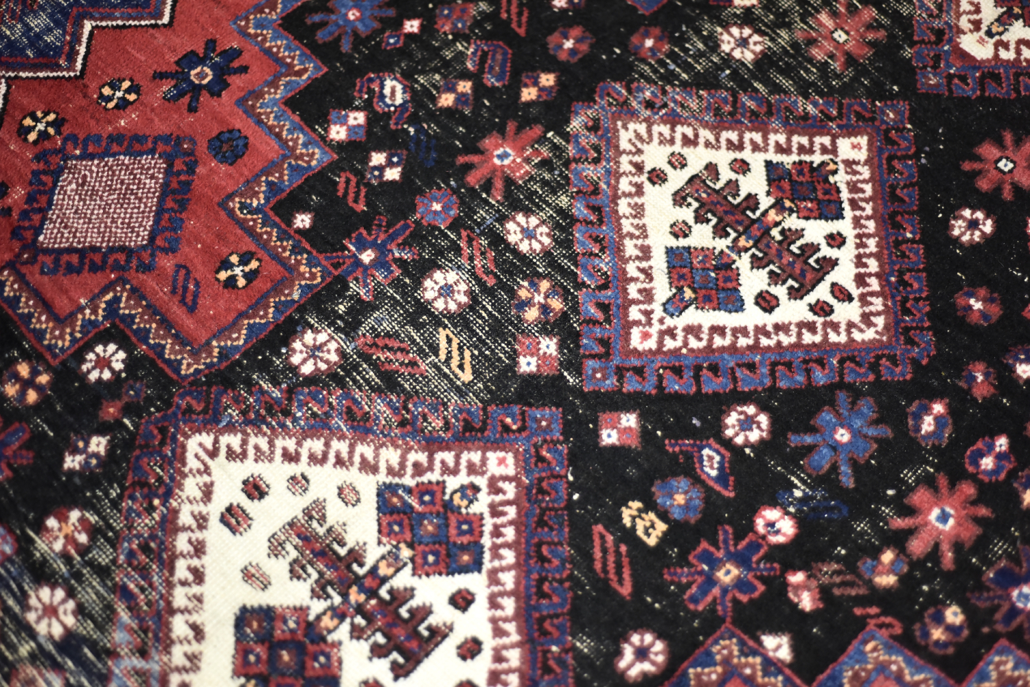 Dywan orientalny Afshar, Persja/Iran, lata 50