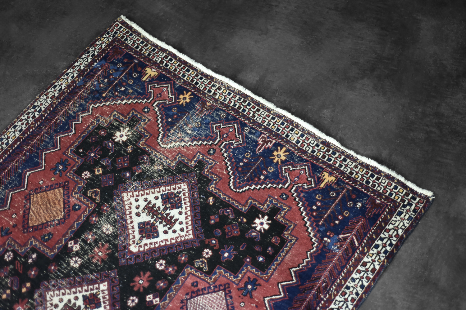 Dywan orientalny Afshar, Persja/Iran, lata 50