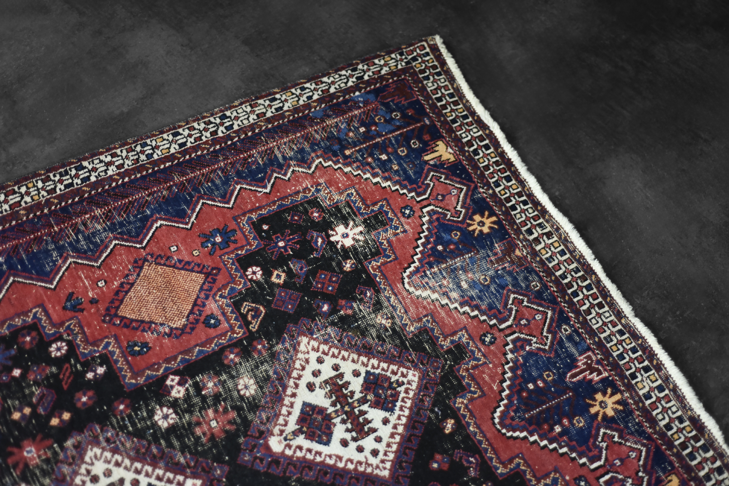 Dywan orientalny Afshar, Persja/Iran, lata 50