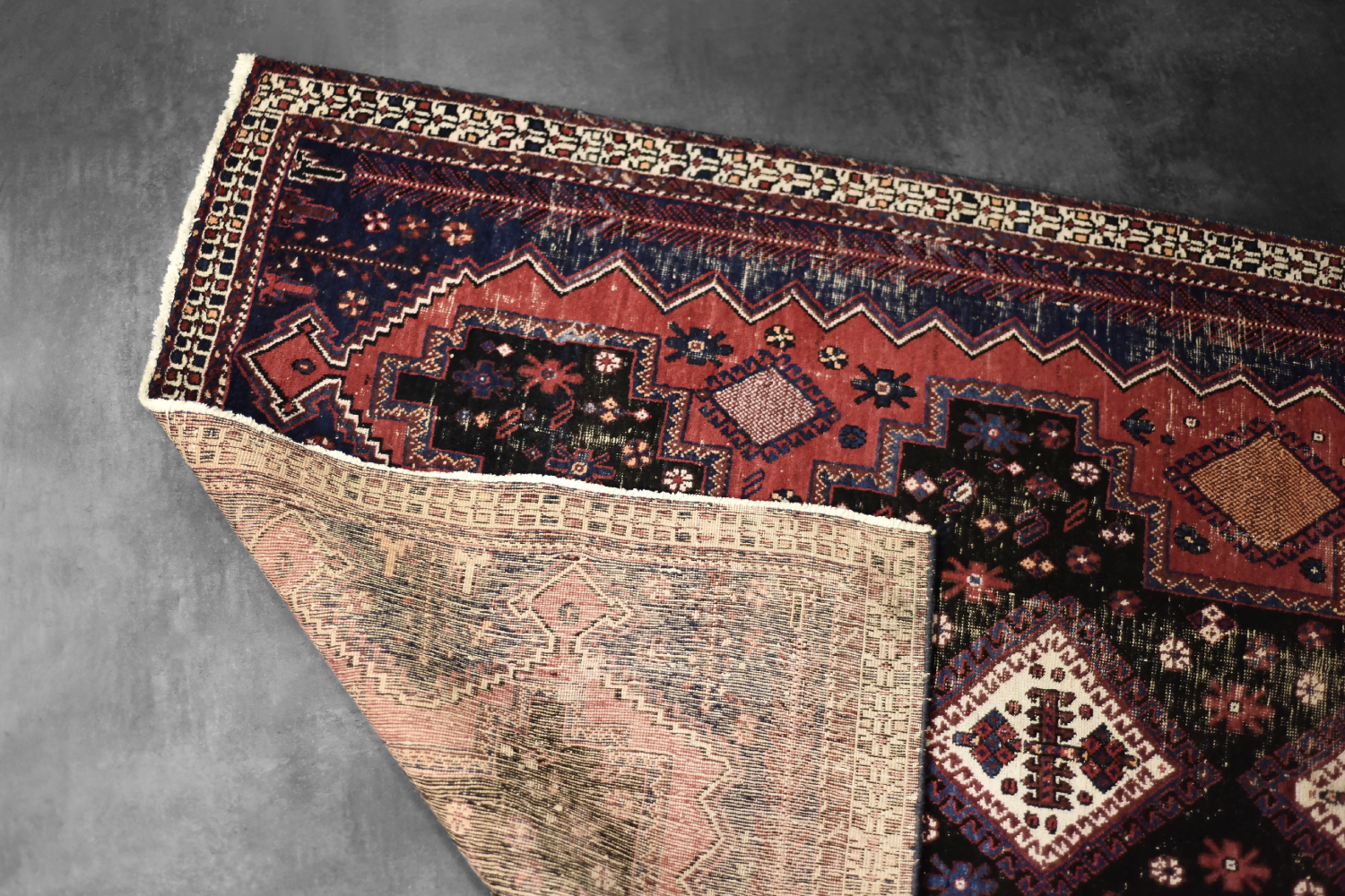 Dywan orientalny Afshar, Persja/Iran, lata 50