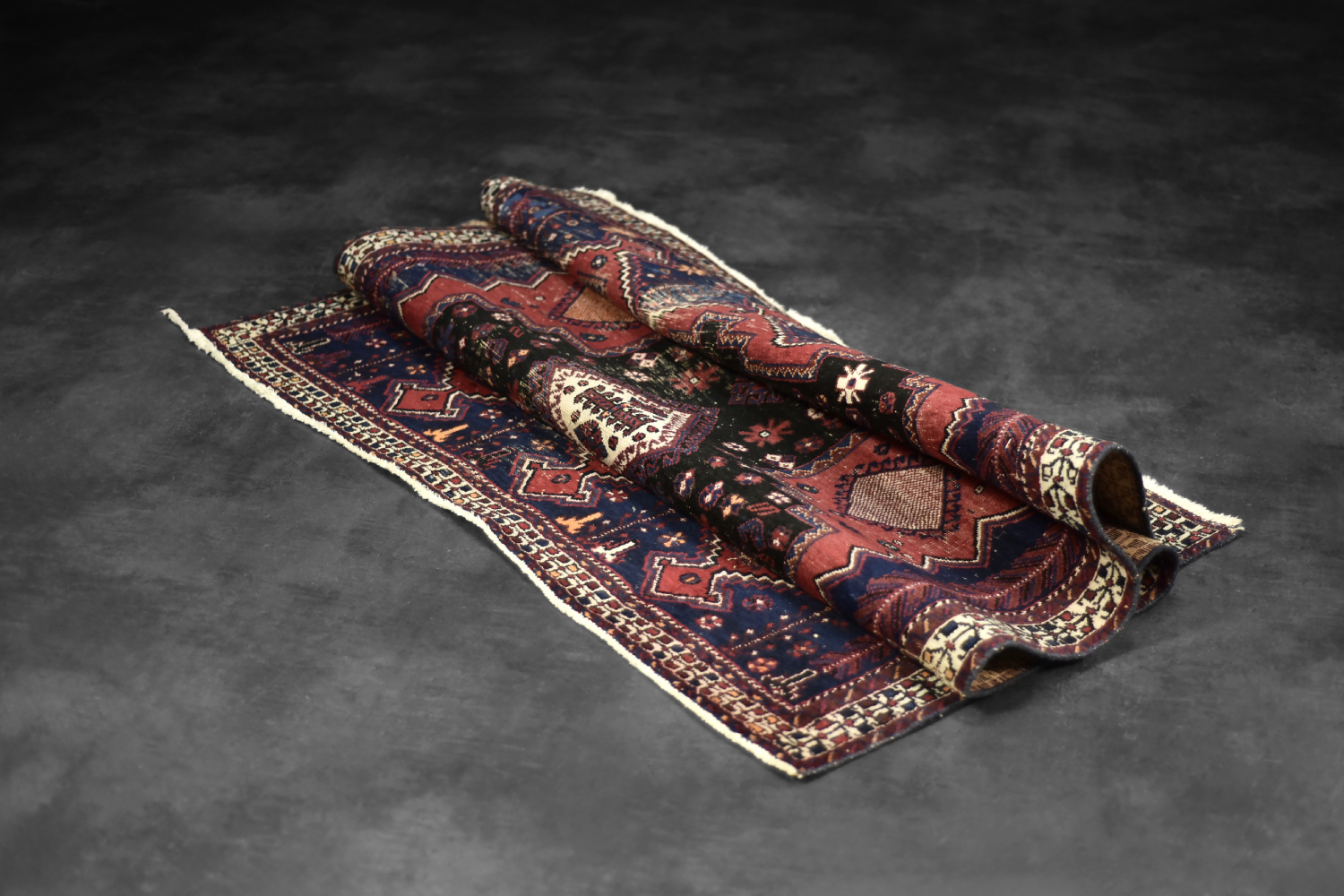 Dywan orientalny Afshar, Persja/Iran, lata 50