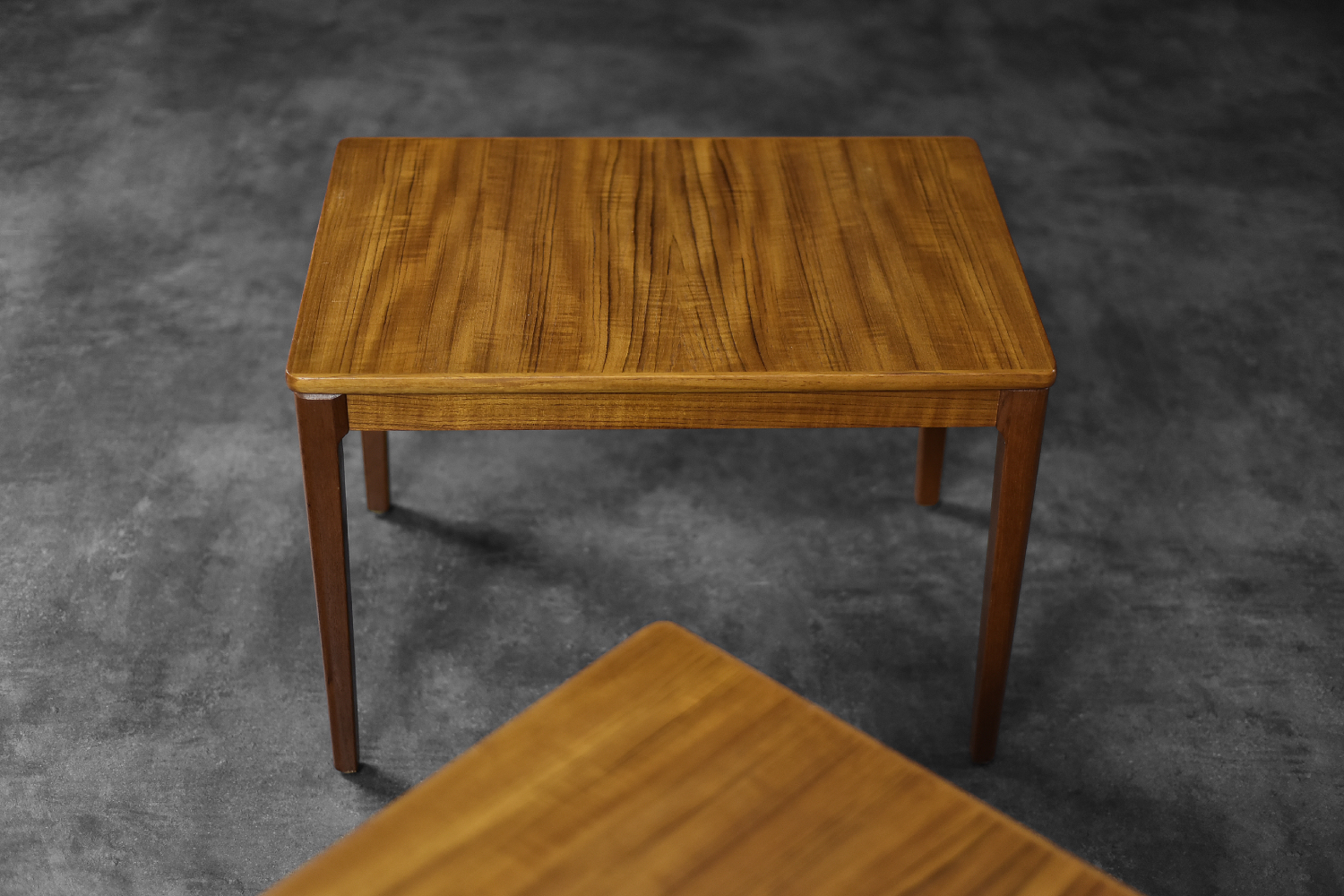 Komplet stolików tekowych, proj. Albert Larsson dla Alberts Tibro, Szwecja, lata 60