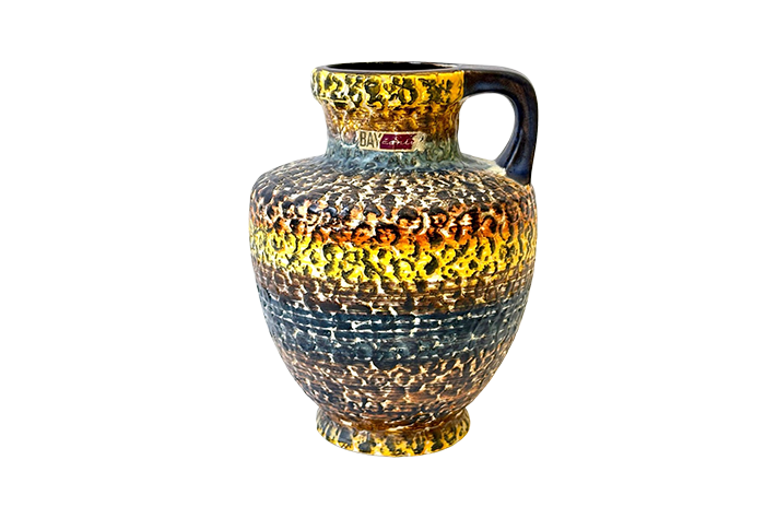 Glazed pitcher, Contura no. 216-25, Bay Keramik, Germany, 1960s