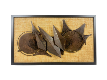 Geometryczna kompozycja ścienna, autor Henrik Horst, Dania, 1984