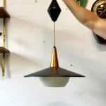 Lampa wisząca z regulacją, Dania, lata 70