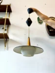 Lampa wisząca z regulacją, Dania, lata 70