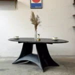 Stolik kawowy z konglomeratu, vintage