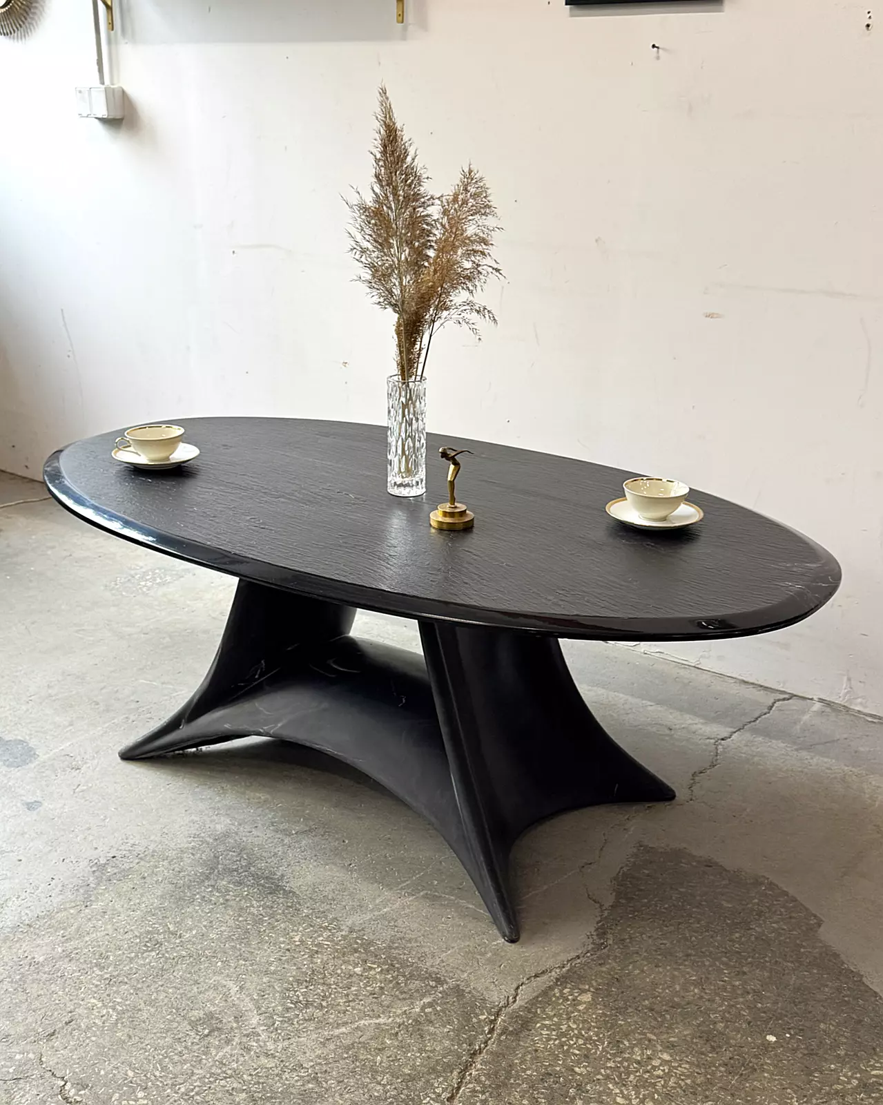 Stolik kawowy z konglomeratu, vintage