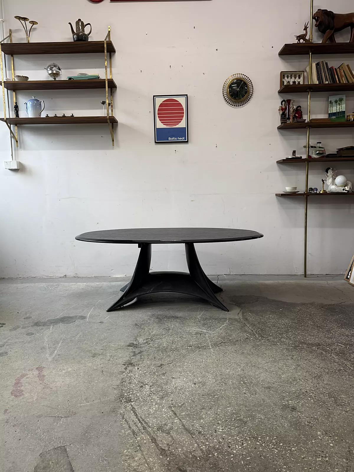 Stolik kawowy z konglomeratu, vintage