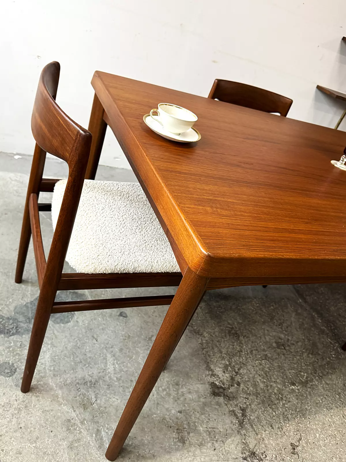 Tekowe krzesła, Lübke, Niemcy, lata 60