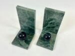 Marble Art Deco bookends, France, 1930s