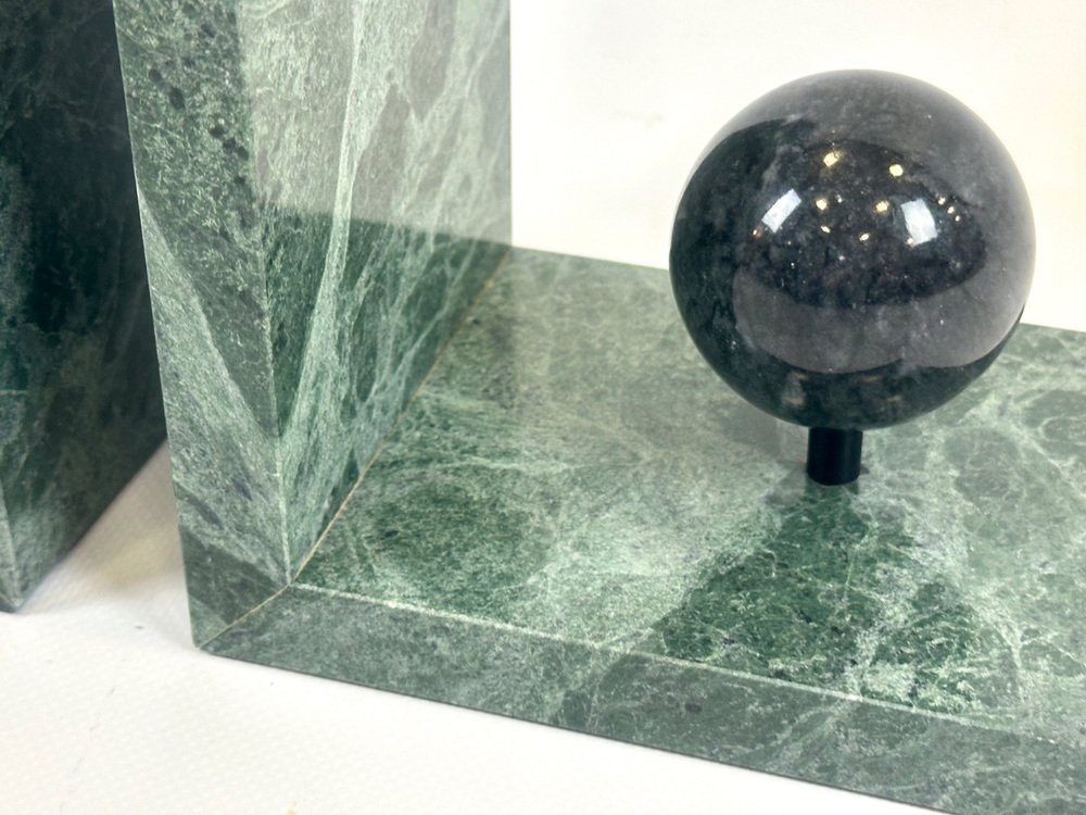 Marble Art Deco bookends, France, 1930s