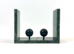 Marble Art Deco bookends, France, 1930s