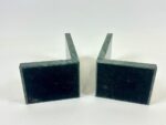 Marble Art Deco bookends, France, 1930s