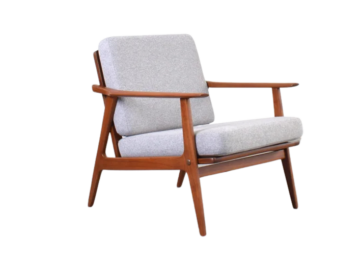 Skandynawski fotel tekowy, Dania, lata 60