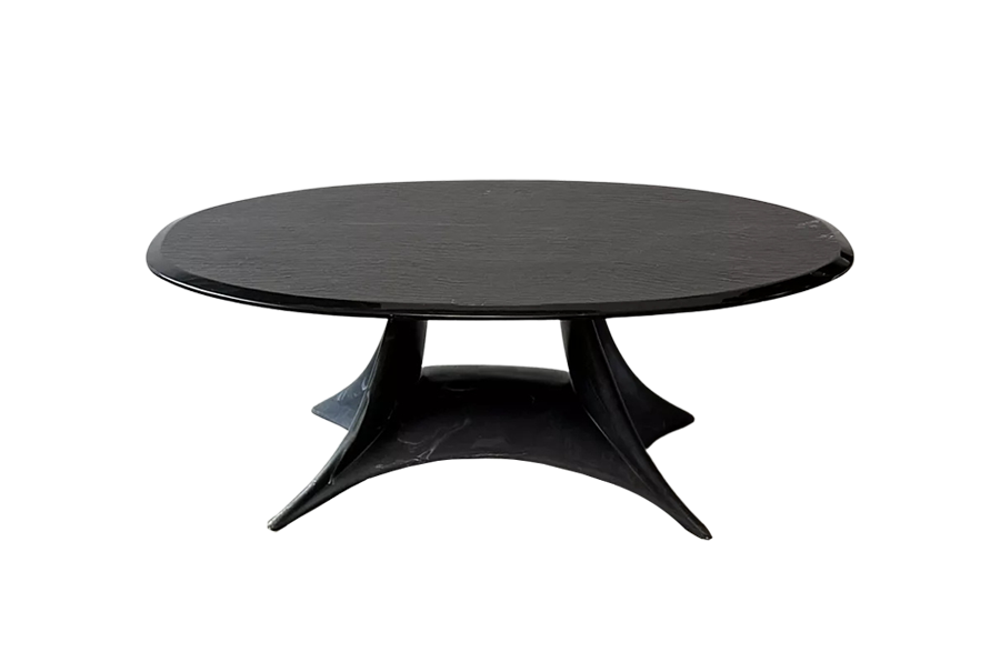 Stolik kawowy z konglomeratu, vintage