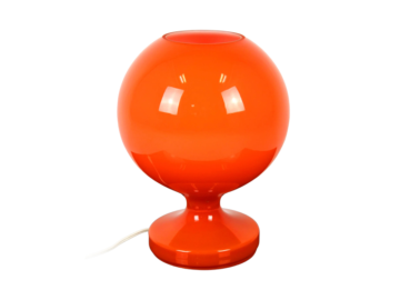 Szklana lampa stołowa, proj. Stepan Tabery, OPP Jihlava, lata 70