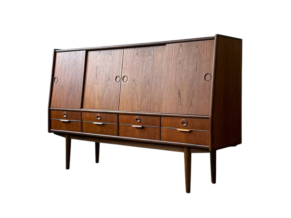 Tekowy sideboard, Dania, lata 60/70