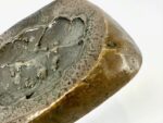 Brutalistyczny mosiężny uchwyt do drzwi, Alpana, Niemcy, lata 70