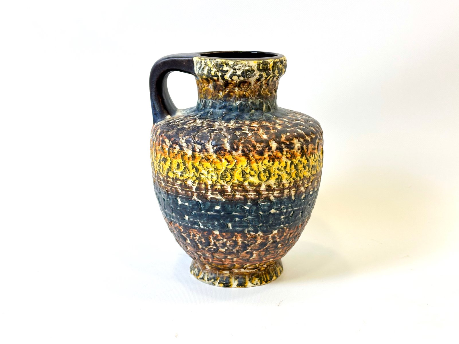 Glazed pitcher, Contura no. 216-25, Bay Keramik, Germany, 1960s