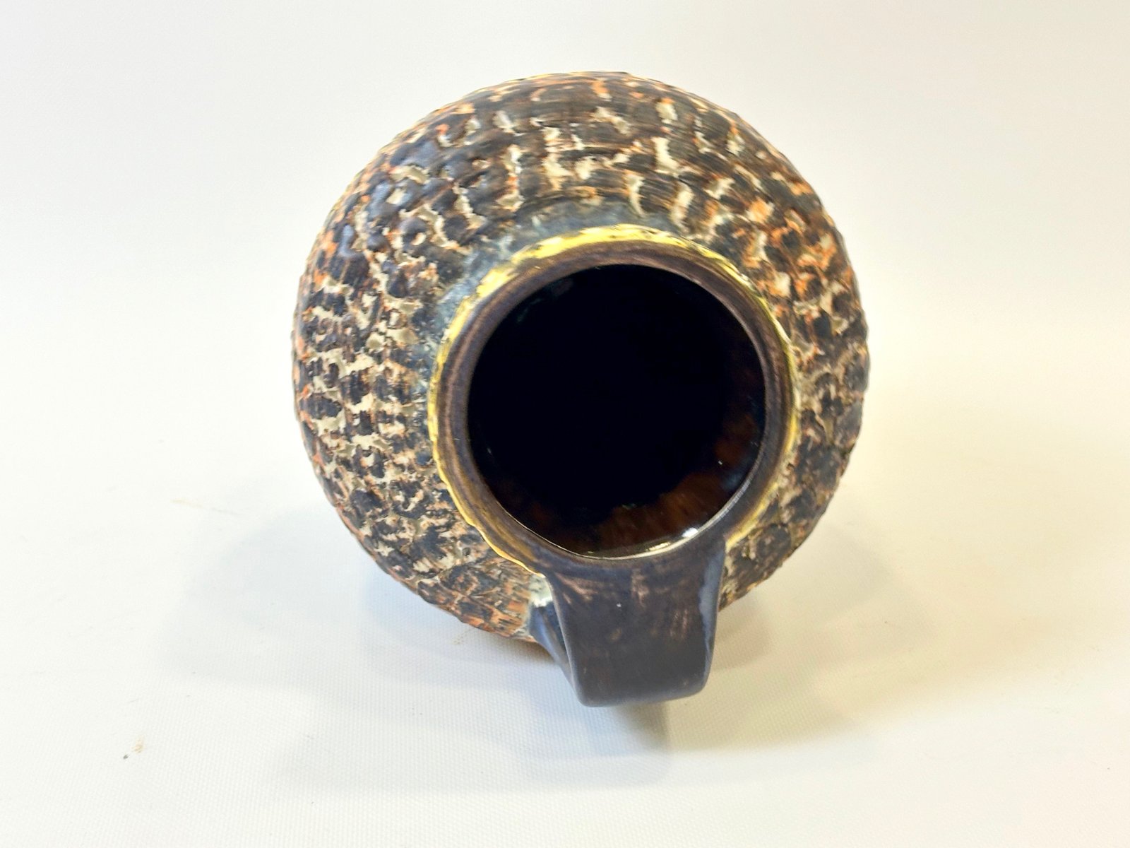 Glazed pitcher, Contura no. 216-25, Bay Keramik, Germany, 1960s